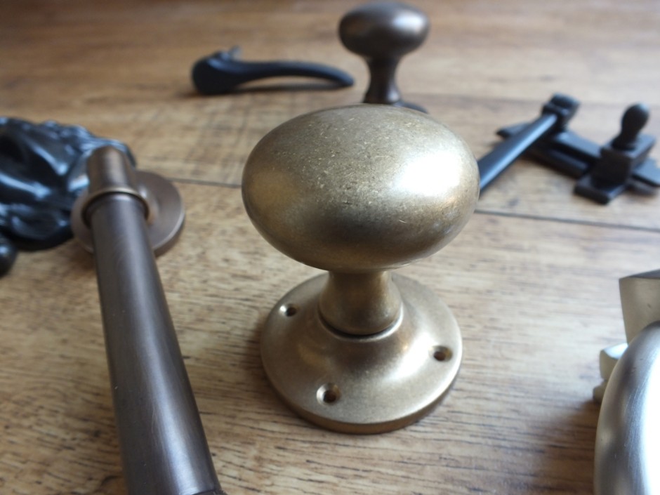 Aged Brass Door Knob