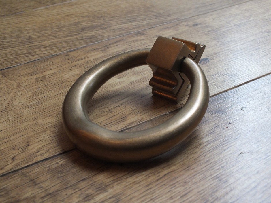 Aged Brass Door Knocker - Vintage Knocker