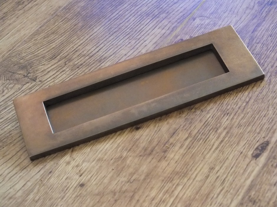 Aged Brass Letterplate
