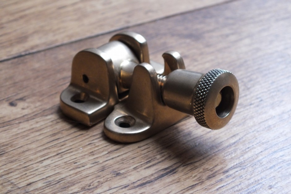 Aged Brass Sash Window Hardware