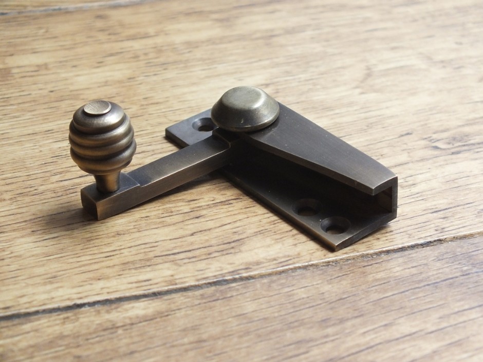 Antique Brass Sash Fastener