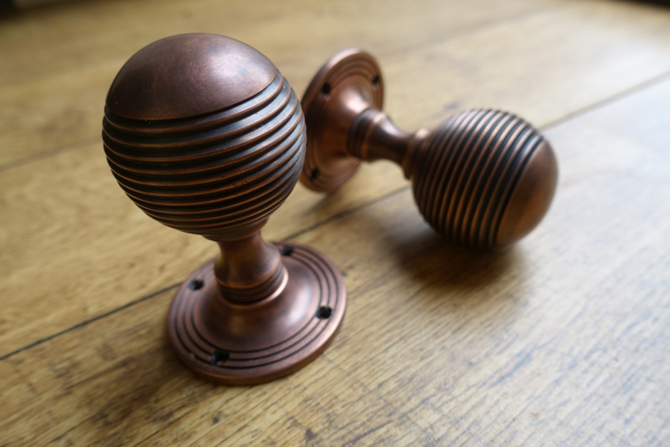 Autumn Bronze Door Knobs - Vintage Door Knob
