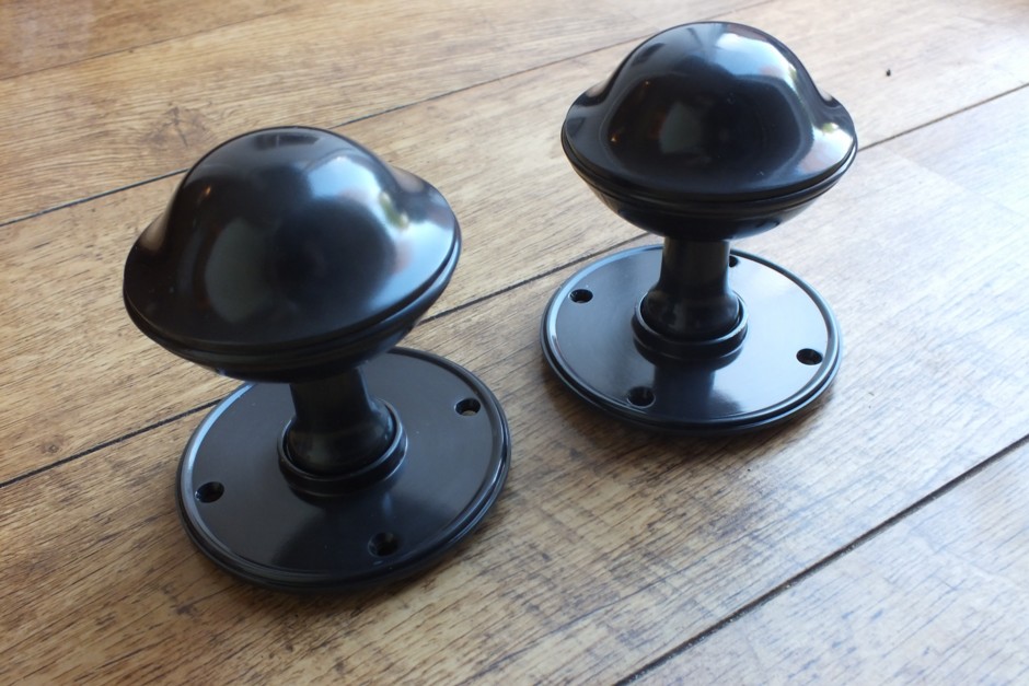 Black Door Knobs