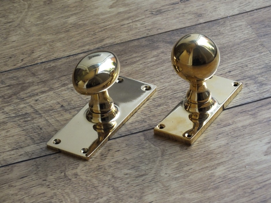 Brass Victorian Door Knobs
