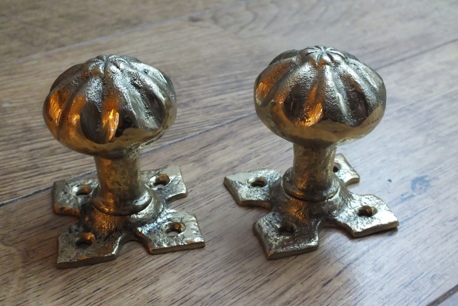 Cast Brass Door Knobs