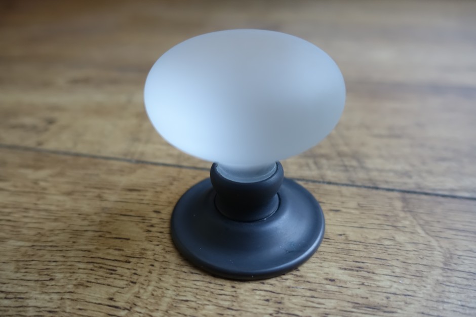 Clear Frosted Glass Door Knob