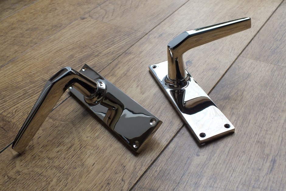 Conteporary Polished Chrome Door Handles