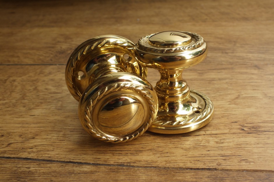 Georgian Door Knobs - Vintage Door Knob
