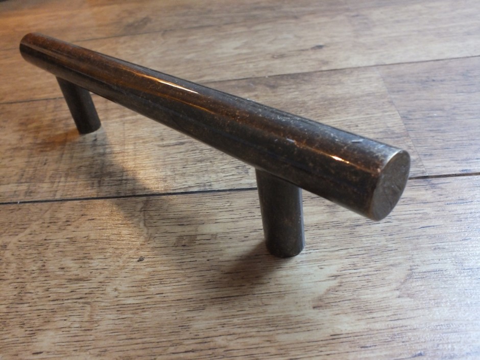 Marbled Brass Pull Handle