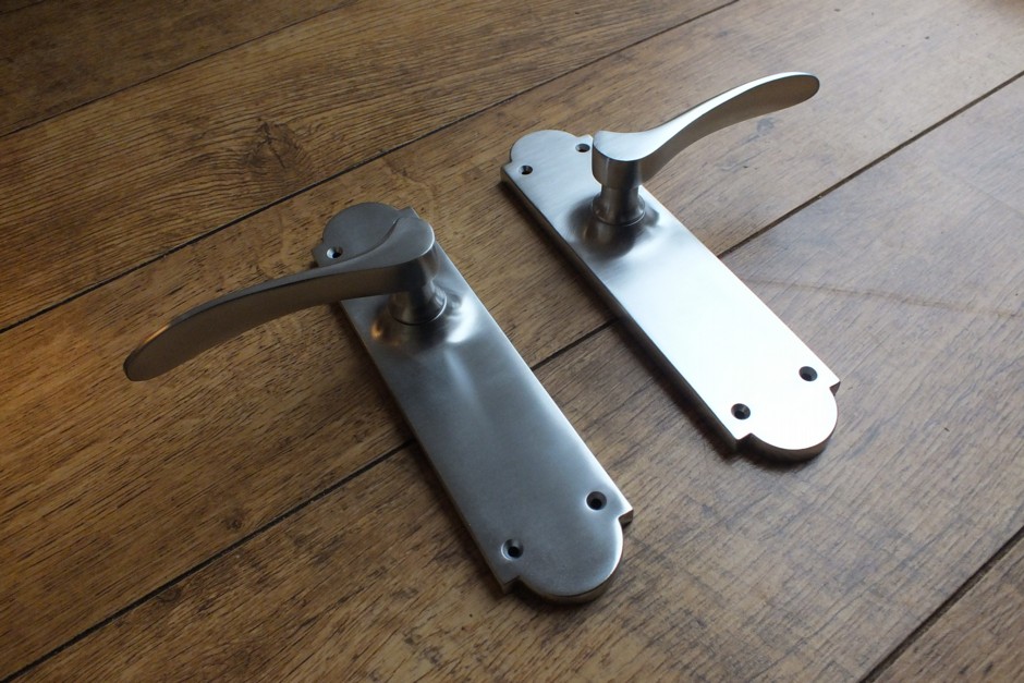 Pearl Nickel Door Handles - Nickel Handle