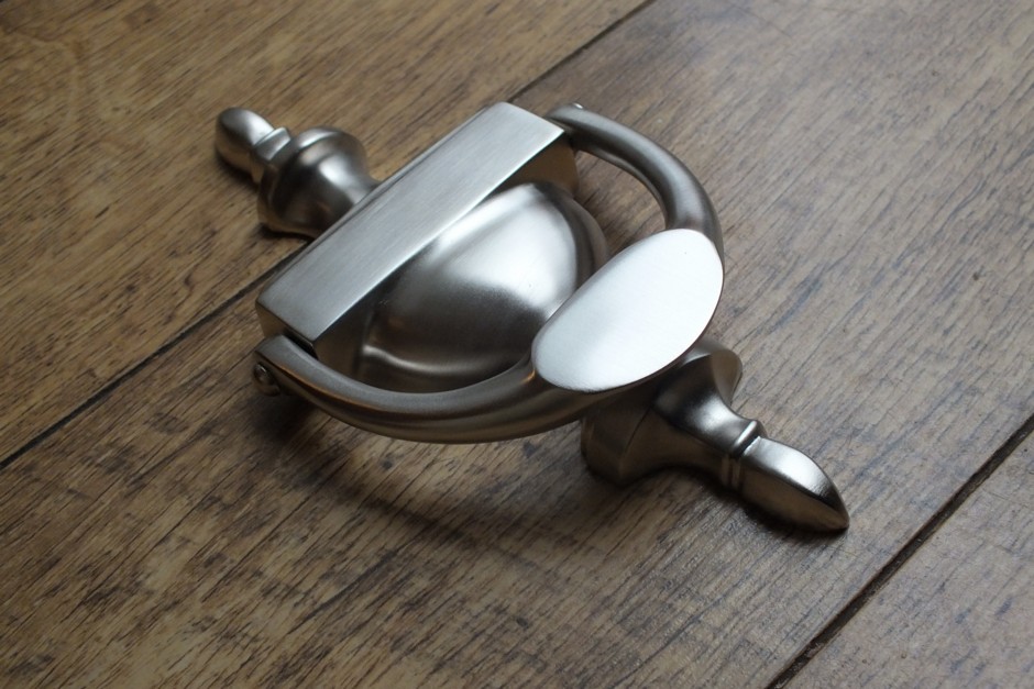 Pearl Nickel Door Knocker