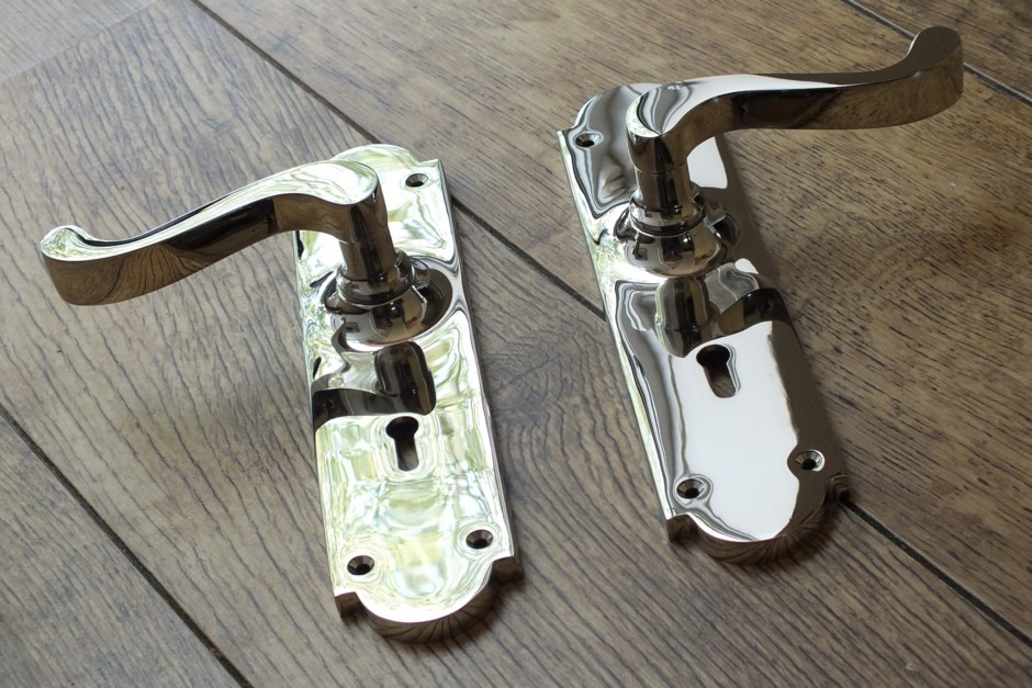 Polished Chrome Door Handles - Chrome Handle