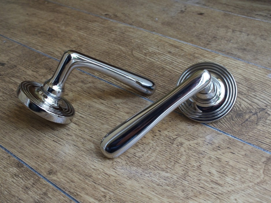 Polished Nickel Door Handles