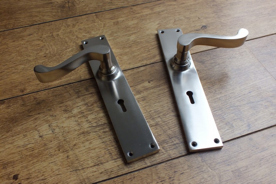 Satin Brass Door Handles - Satin Brass Handle