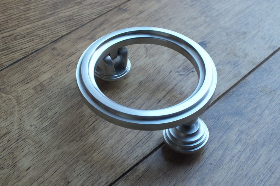 Satin Chrome Ring Knocker - Door Knocker