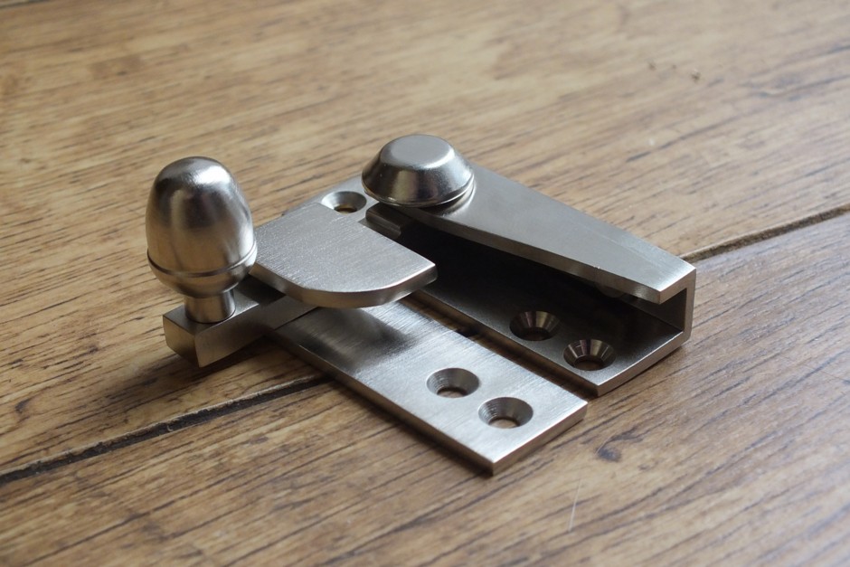 Satin Nickel Sash Fastener - Sash Windows