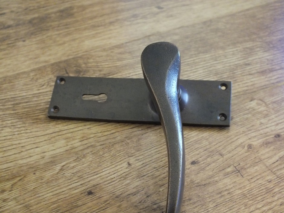 Tudor Bronze Door Handle