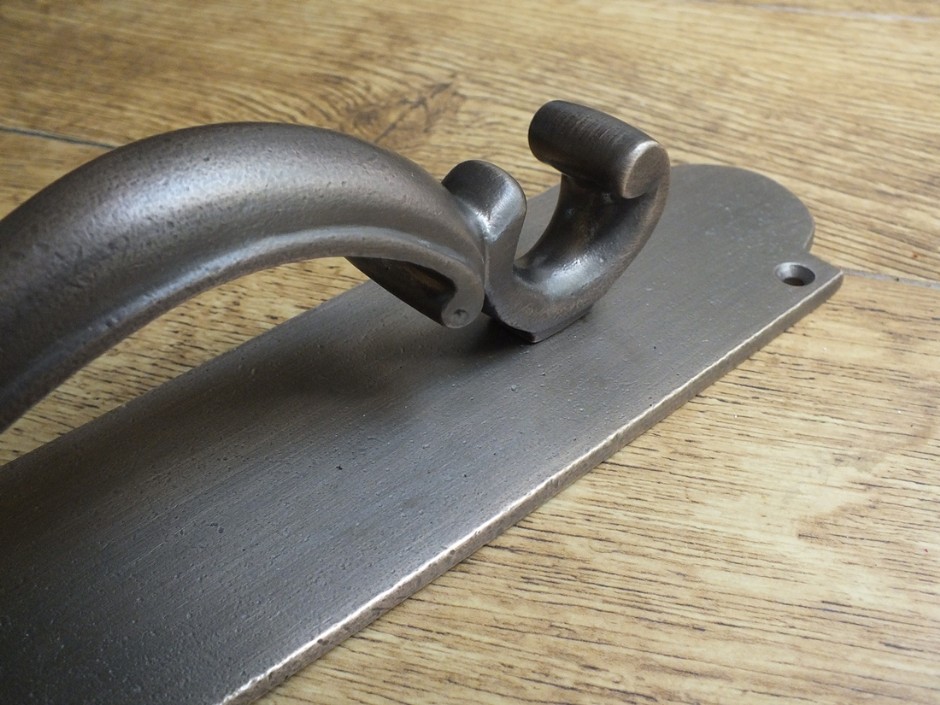 Tudor Bronze Pull Handle