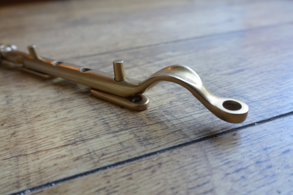 Vintage Brass Casement Stay - British Made