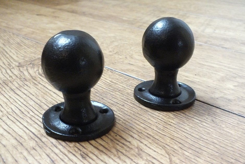 Wrought Iron Door Knob, Vintage Door Knobs