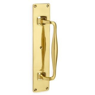 Cast in One Pull Handle on Plate