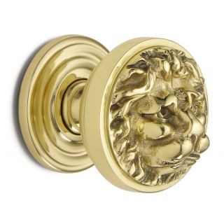 Lion's Head Centre Door Knob