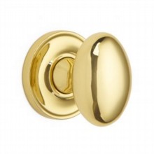 Oval Knob on Covered Rose