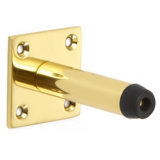 Pedestal Door Stop on Square Rose