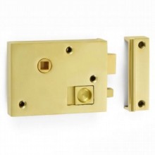4" Rim Bathroom Latch