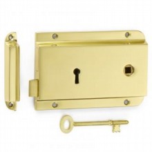 6" Flanged Rim Lock