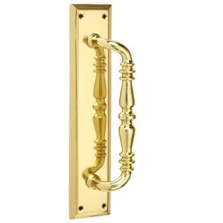 Ornate Pull Handle on Plate