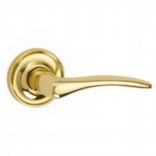 Oaken Lever on Covered Rose Door Handle