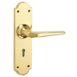 Brockton Lever Lock Door Handle
