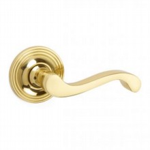Sheringham Lever on Covered Rose Door Handle
