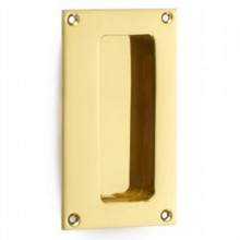 Flush Pull with Finger Recess