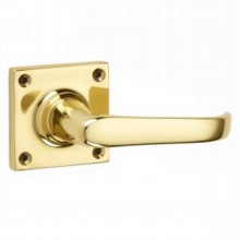 Stafford Lever on Square Rose Door Handle