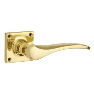 Oxford Lever on Square Rose Door Handle
