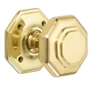Flat Octagonal Door Knob