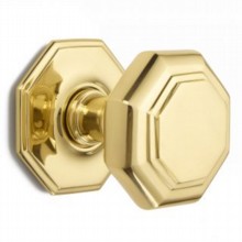 Flat Octagonal Centre Door Knob