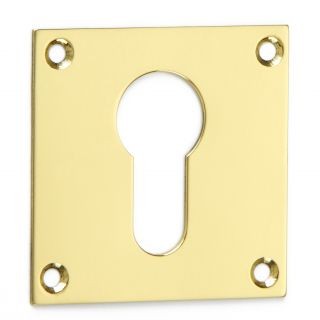 Square Escutcheon - Euro Profile