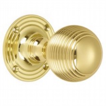 Large Reeded Ball Rim Knob