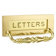 Engraved Letterplate with Handle