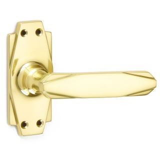 Art Deco Lever Latch Door Handle