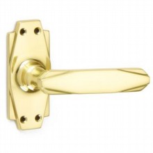 Art Deco Lever Latch Door Handle