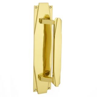 Art Deco Pull Handle on Plate