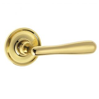 Elegance Lever on Covered Rose Door Handle