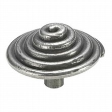 Pewter "Swirl" Cupboard Knob