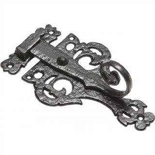 Antique Black Iron Casement Fastener