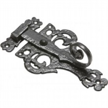 Antique Black Iron Casement Fastener
