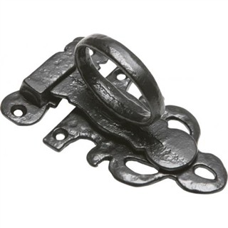 Antique Black Iron Casement Fastener